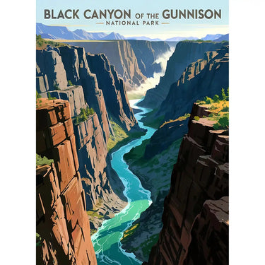 Black Canyon Of The Gunnison Puzzle by MakeYourPuzzles